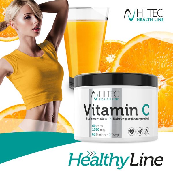 Vitamin C (Health Line) 60caps (Hitec Nutrition) - Image 4