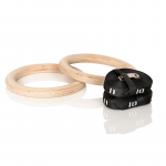 Ξύλινοι Κρίκοι Γυμναστικής με Ιμάντες Gymstick 61104W