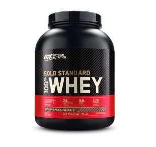 100% Whey Gold Standard 2270g (Extreme Milk Chocolate) (Optimum Nutrition)