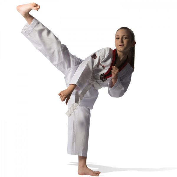 Olympus Sport Kyorugi Poom Στολή Taekwondo Ενηλίκων/Παιδική Λευκή 1046 - Image 3