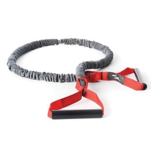 Λάστιχο Γυμναστικής με Μανίκι Premium Gym Tube (Κόκκινο-Σκληρό) Body Concept