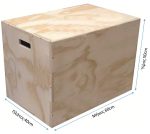 Ξύλινο Crossfit Plyo Box (60x50x40cm) Optimum Sport (CXC-101) - Image 3