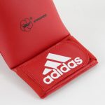 Γάντια Καράτε Adidas Με Αναγνώριση WKF - Προστασία Αντίχειρα (Κόκκινο) - Image 2