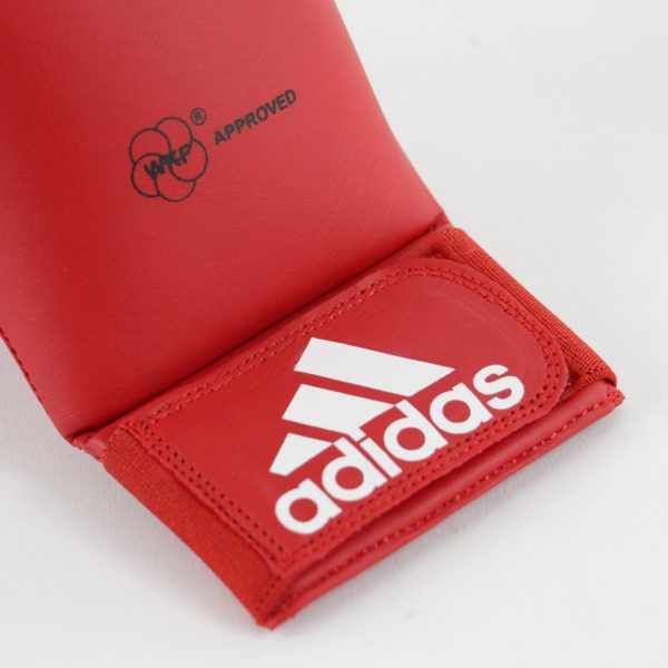Γάντια Καράτε Adidas Με Αναγνώριση WKF - Προστασία Αντίχειρα (Κόκκινο) - Image 2