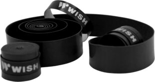 Ταινία Λαβής Ρακετών WISH Extra Overgrip Μαύρη