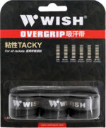 Ταινία Λαβής Ρακετών WISH Extra Overgrip Μαύρη - Image 2
