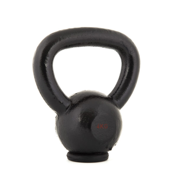 AMILA Kettlebell Cast Iron Rubber Base 4Kg - Image 2