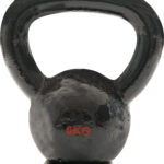 AMILA Kettlebell Cast Iron Rubber Base 6Kg