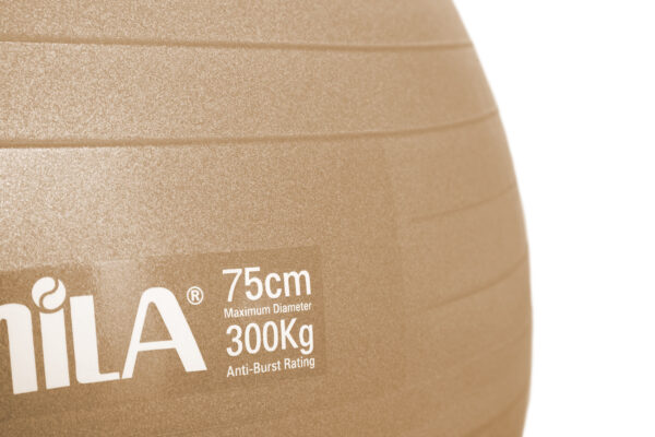 Μπάλα Γυμναστικής AMILA GYMBALL 75cm Χρυσή Bulk - Image 2
