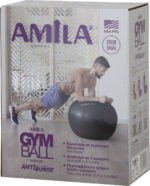 Μπάλα Γυμναστικής AMILA GYMBALL 55cm Ροζ Bulk - Image 3