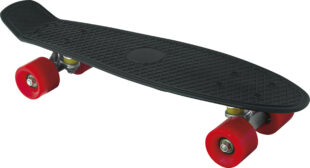 Skateboard Plastic AMILA 22" BlackFire