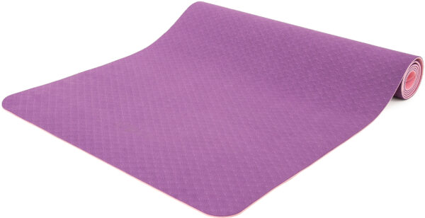 Στρώμα Yoga 4mm TPE Ροζ/Μωβ - Image 2