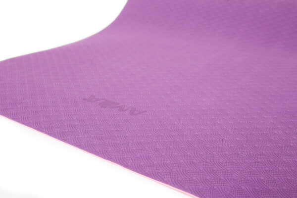 Στρώμα Yoga 4mm TPE Ροζ/Μωβ - Image 3