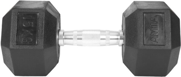 Αλτήρας Εξάγωνος Rubber Cover Class A - 15,0Kg - Image 2
