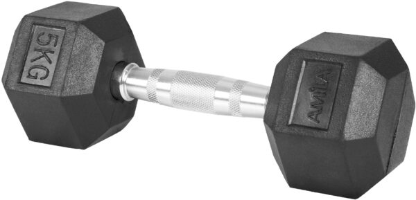 Αλτήρας Εξάγωνος (Rubber Cover Class A) (5kg) Amila (84765) - Image 3
