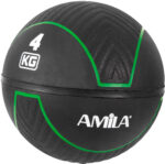 Μπάλα AMILA Medicine Ball HQ Rubber 4Kg - Image 2