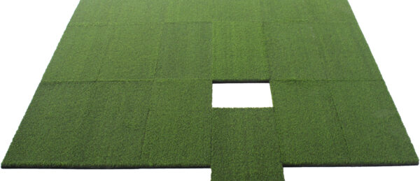 Λαστιχένιο Πάτωμα BeGREEN Active Πλακάκι 98x98cm 20mm Πράσινο - Image 2