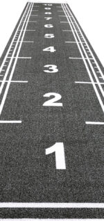 Χλοοτάπητας Sprint Track με Αρίθμηση Μήκους 10m Μαύρο
