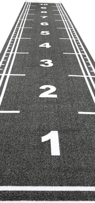 Χλοοτάπητας Sprint Track με Αρίθμηση Μήκους 10m Μαύρο