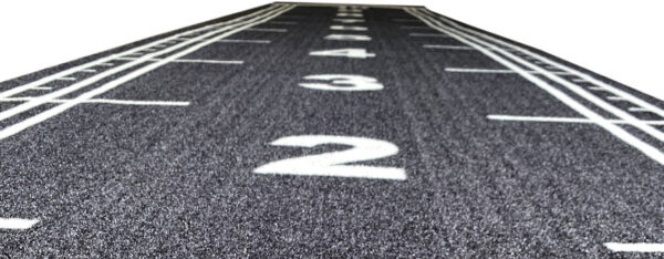 Χλοοτάπητας Sprint Track με Αρίθμηση Μήκους 10m Μαύρο - Image 2