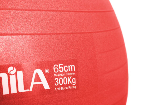 Μπάλα γυμναστικής AMILA GYMBALL 75cm Κόκκινη - Image 2