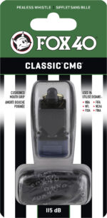 Σφυρίχτρα FOX40 Classic CMG Official Μαύρη με Κορδόνι - Image 3