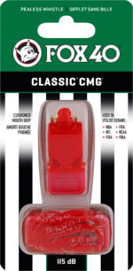 Σφυρίχτρα FOX40 Classic CMG Official Κόκκινη με Κορδόνι - Image 3