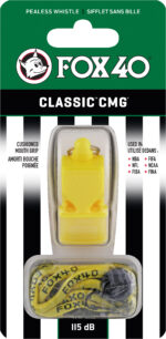 Σφυρίχτρα FOX40 Classic CMG Official Κίτρινη με Κορδόνι - Image 3
