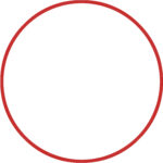 Χούλα-Χουπ HQ 60cm - Φ19mm - 230gr, Κόκκινο
