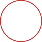 Χούλα-Χουπ HQ 70cm - Φ19mm - 280gr, Κόκκινο