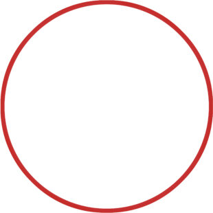 Χούλα-Χουπ HQ 70cm - Φ19mm - 280gr, Κόκκινο
