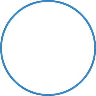 Χούλα Χουπ HQ 80cm - Φ19mm - 330gr, Μπλε