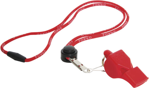 Σφυρίχτρα FOX40 Classic Safety Κόκκινη με Κορδόνι - Image 2