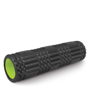 Foam Roller (Plexus) 14x45cm (Μαύρο/Lime) Amila (96827)