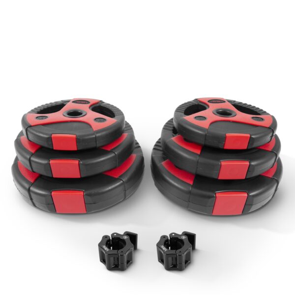 Σετ Πλαστικοποιημένα Βάρη Pump Set (19kg) Amila (95150) - Image 2