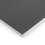Δάπεδο Προστασίας EVA Tatami 100x100cm 2cm Κόκκινο-Γκρι-Μαύρο