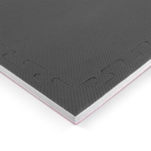 Δάπεδο Προστασίας EVA Tatami 100x100cm 2cm Κόκκινο-Γκρι-Μαύρο