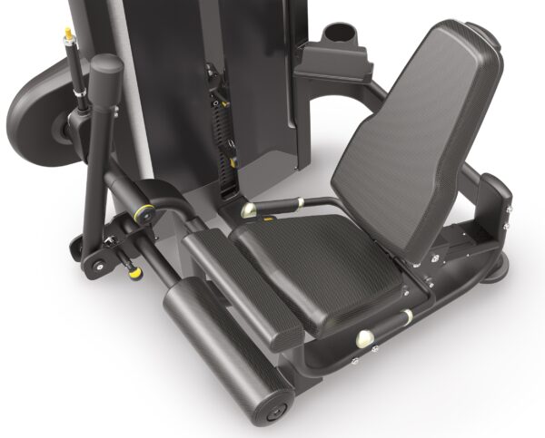 Επαγγελματικό Μηχάνημα Τετρακεφάλων Leg Extension (Χωρίς Πλάκες Βαρών) (Μαύρο) Impulse (FE9705B) - Image 2