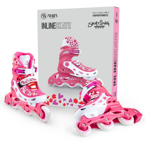 Πατίνια In-Line Skate Πλαστικά (35-38) Amila (48924) - Image 2