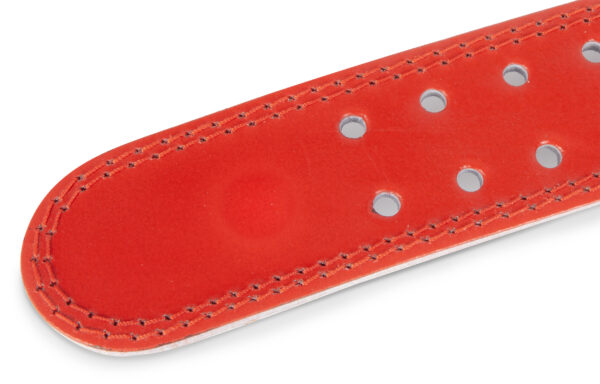 Ζώνη Άρσης Βαρών (Κόκκινη) Split Leather (L) Amila (44307) - Image 3