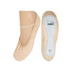 Παπούτσια Μπαλέτου Δερμάτινα Μπεζ, Νο27