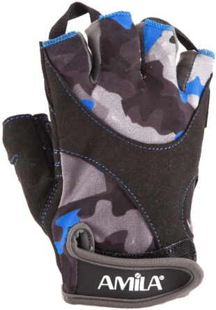 Γάντια Άρσης Βαρών AMILA Amara Lycra CamoBlue L