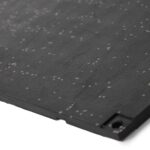 Λαστιχένιο Πάτωμα Original Πλακάκι 100x100cm 15mm Grey Flecks