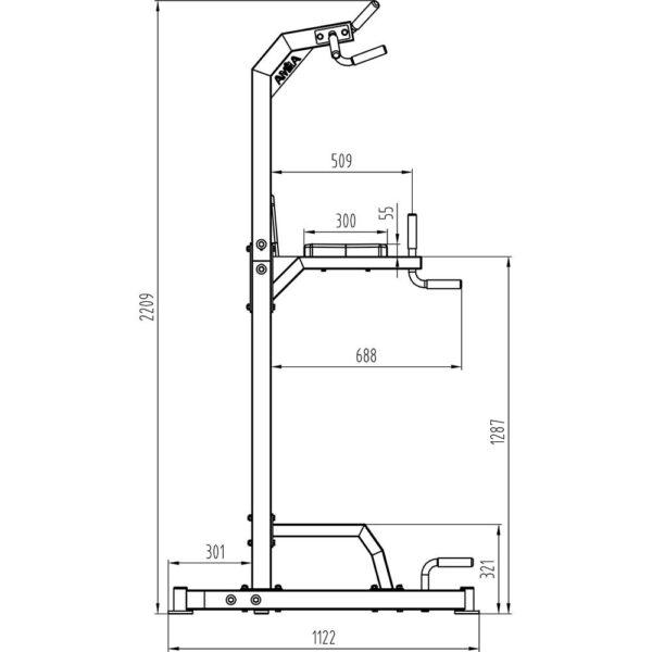 Μονόζυγο/Δίζυγο Power Tower (PT800) Amila (44274) - Image 2