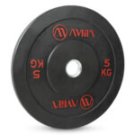 Δίσκος AMILA Black R Bumper Slim 50mm 5Kg - Image 2