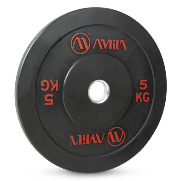 Δίσκος AMILA Black R Bumper Slim 50mm 5Kg - Image 2