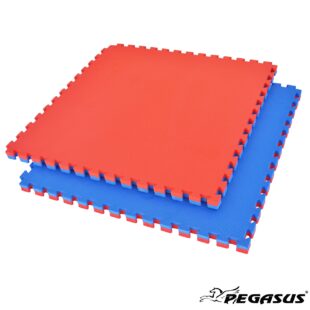 Δάπεδο Προστασίας Puzzle EVA 100x100x2cm (Μπλε/Κόκκινο) Pegasus® (Β-4100-20)