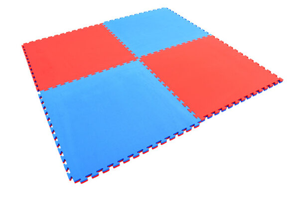 Δάπεδο Προστασίας Puzzle EVA 100x100x2cm (Μπλε/Κόκκινο) Pegasus® (Β-4100-20) - Image 2