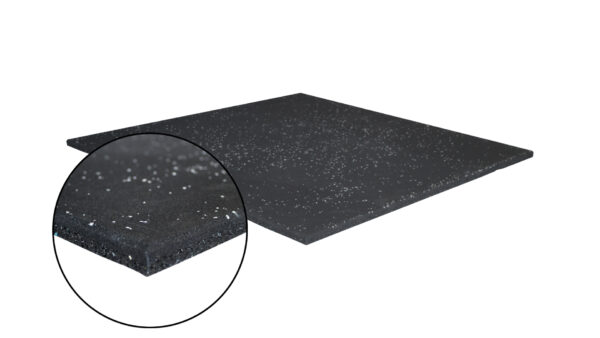 Δάπεδο για Άρση Βαρών 100x100x2cm (Μαύρο με Flecks) Pegasus® (Β-4200-20F) - Image 2