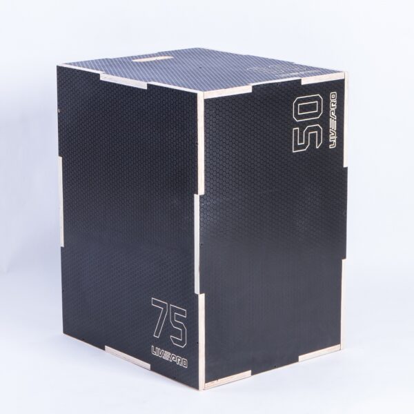 3 σε 1 Πλειομετρικό Κουτί Ξύλινο Plyo Box (Anti-Slip) Live Pro (Β-8157) - Image 2